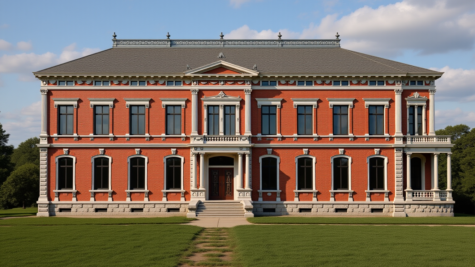 A virtually staged interior.